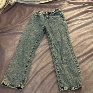 NWOT girls stretch waist baggy jeans
